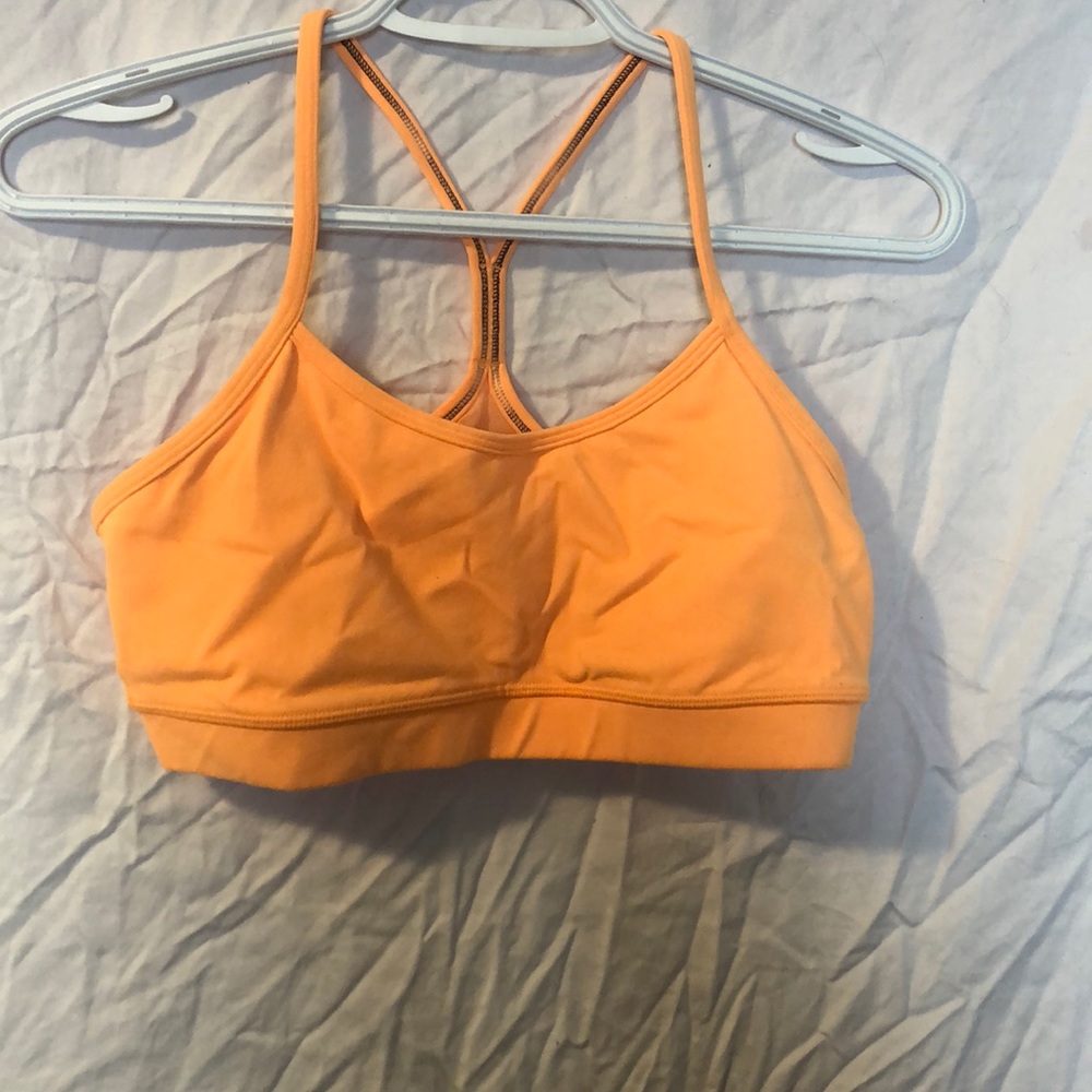 Lululemon Sports bra orange